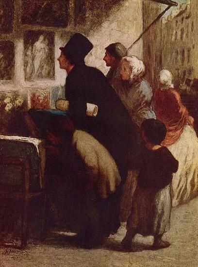 Der Kupferstich-Handler, Honore Daumier